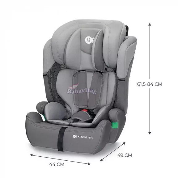 Kinderkraft COMFORT UP i-Size 76-150 cm gyerekülés Szürke
