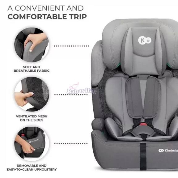 Kinderkraft COMFORT UP i-Size 76-150 cm gyerekülés Szürke