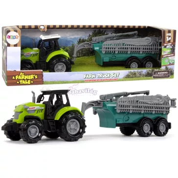 Mezőgazdasági traktor permetezővel 