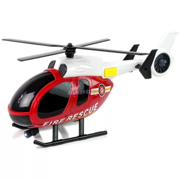 Tűzoltóság Helikopter és autó