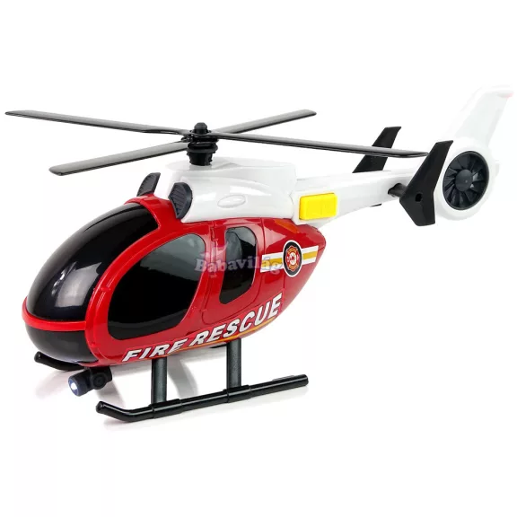 Tűzoltóság Helikopter és autó