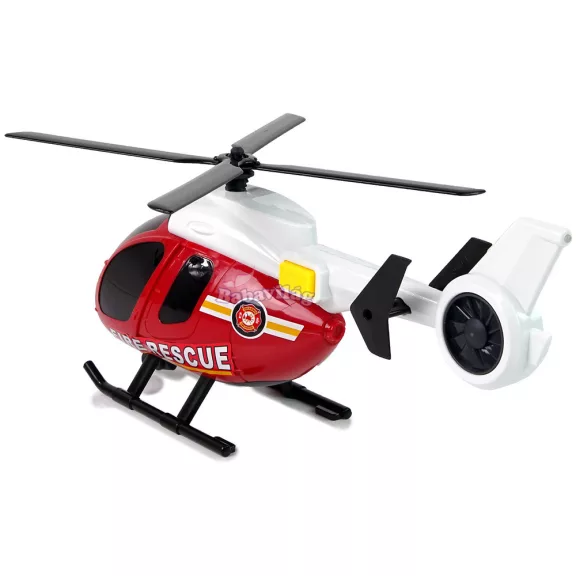 Tűzoltóság Helikopter és autó