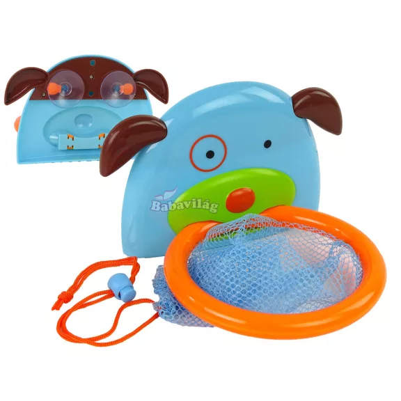 Bath Toy Mini kosárlabda, kutya ás gumi hal