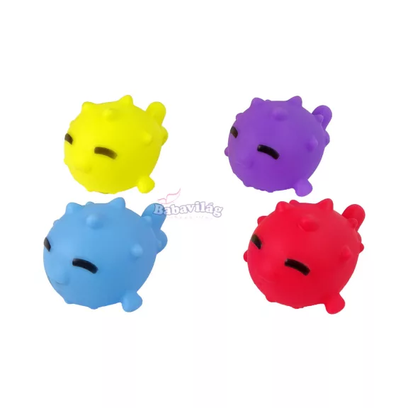 Bath Toy Mini kosárlabda, kutya ás gumi hal