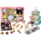 Cukrászda Kávéház Set Sweets Figurines Coffee Cake 50 darab.
