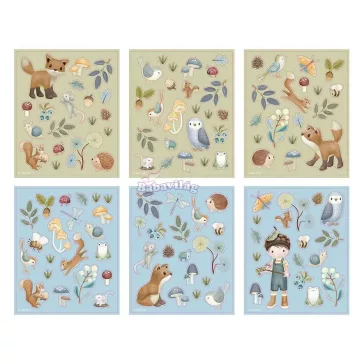 Little Dutch matrica szett - Forest Friends 