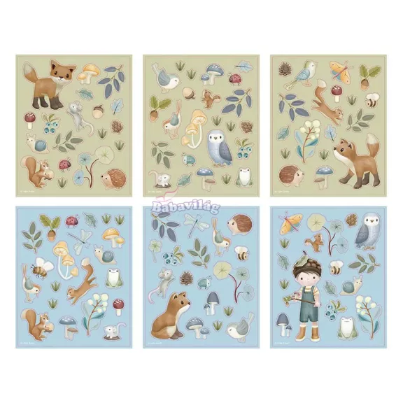 Little Dutch matrica szett - Forest Friends 
