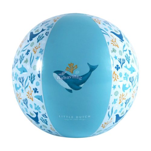 Little Dutch felfújható strandlabda Ocean Dreams kék 35 cm 