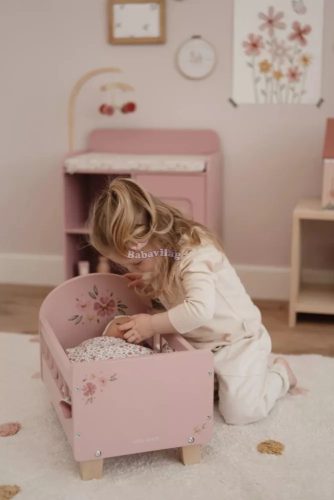 Little Dutch játék babaágy ágynemvel Fairy Garden