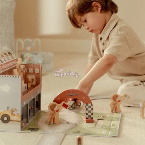 Little Dutch játékkoffer versenypálya 