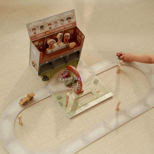 Little Dutch játékkoffer versenypálya 