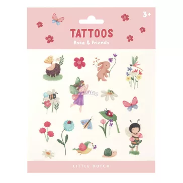 Little Dutch tetováló matricák - Rosa és barátai 