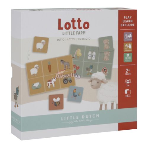 Little Dutch lottó játék - Little Farm 