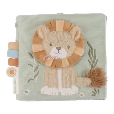 Little Dutch textil babakönyv nagy - Safari Friends 