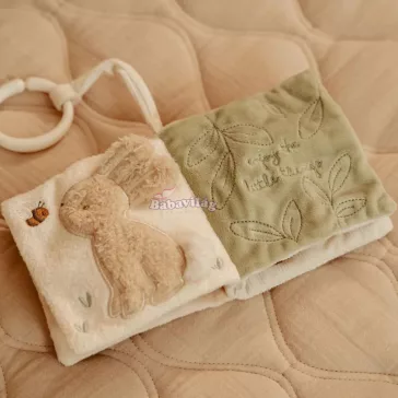 Little Dutch textil babakönyv kicsi - Newborn Naturals 