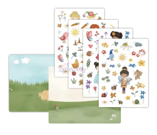 Little Dutch ablak matrica - Rosa és barátai 