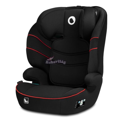 Lionelo Lars i-Size gyermekülés 100-150 cm - Sporty Black-Red 