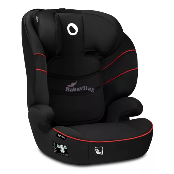 Lionelo Lars i-Size gyermekülés 100-150 cm - Sporty Black-Red 