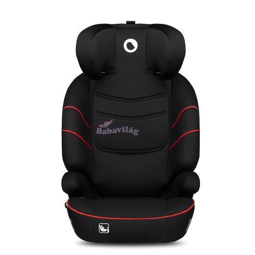 Lionelo Lars i-Size gyermekülés 100-150 cm - Sporty Black-Red 