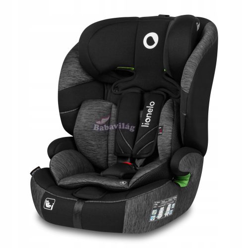 Lionelo Levi One I-Size gyerekülés (76-150 cm) - Black Grey 
