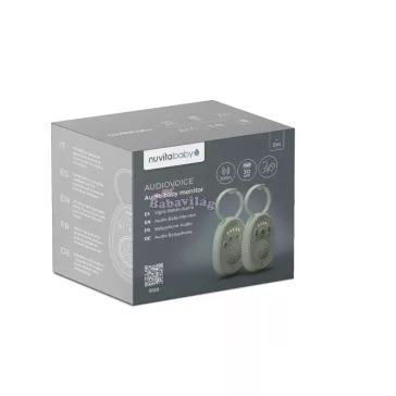 Nuvita Audiovoice bébiőr fehér zajjal 3020 - Sage Green 