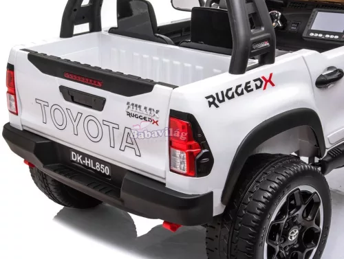 Gyermek elektromos kisautó Toyota Hilux 4x4 fehér