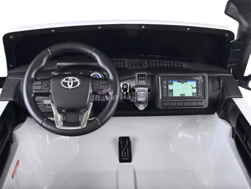 Gyermek elektromos kisautó Toyota Hilux 4x4 fehér