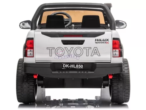 Gyermek elektromos kisautó Toyota Hilux 4x4 fehér