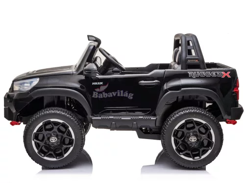 Gyermek elektromos kisautó Toyota Hilux 4x4 fekete
