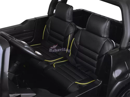 Gyermek elektromos kisautó Toyota Hilux 4x4 fekete