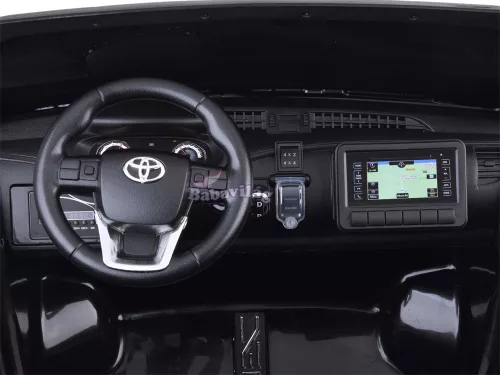 Gyermek elektromos kisautó Toyota Hilux 4x4 fekete