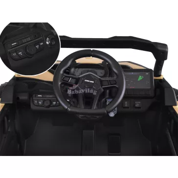 Can-am Buggy 4x4 akkumulátoros jármű 800W Khaki