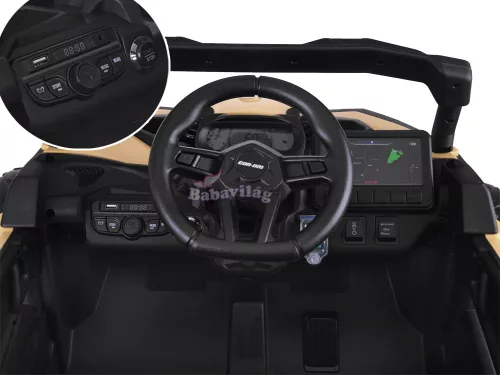 Can-am Buggy 4x4 akkumulátoros jármű 800W Khaki