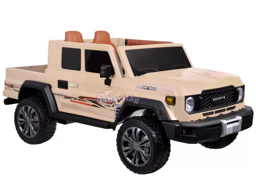 Elektromos platós kisteherautó 24V-os akkumulátorral gyerekeknek, 2 személyes, 4x4, 