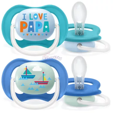 Philips AVENT játszócumi Ultra Air 6-18hó Happy 2db-os 