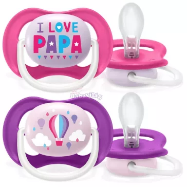 Philips AVENT játszócumi Ultra Air 6-18hó Happy 2db-os 