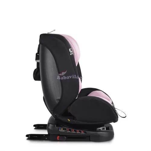 Moni Serengeti i-size isofix autós ülés 40-150cm 360° forgatható pink