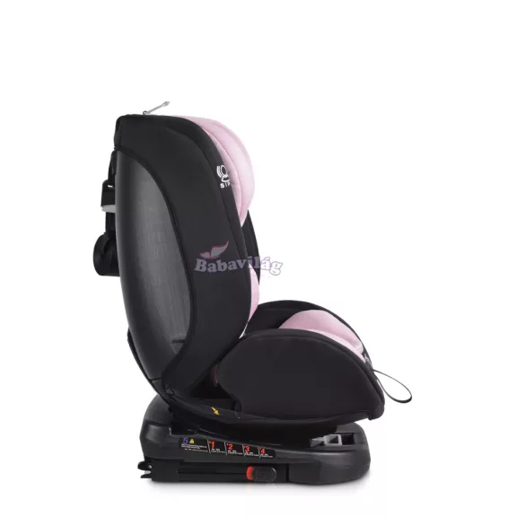 Moni Serengeti i-size isofix autós ülés 40-150cm 360° forgatható pink