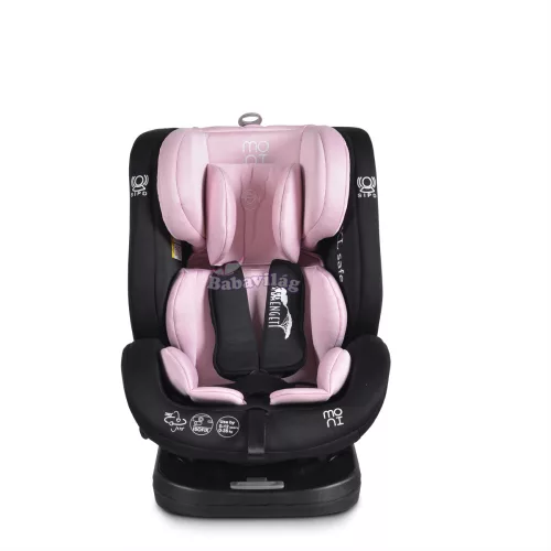 Moni Serengeti i-size isofix autós ülés 40-150cm 360° forgatható pink