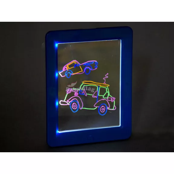 Világító tábla 3D szemüveggel és tollal