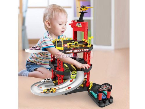 Garázs, autók, parkoló, és autómosó