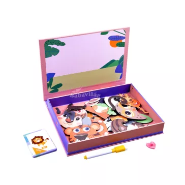 Mágneses puzzle állatok