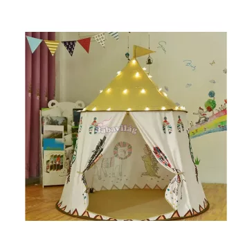 Indiai tipi sátor, kerek játszósátor gyerekeknek 