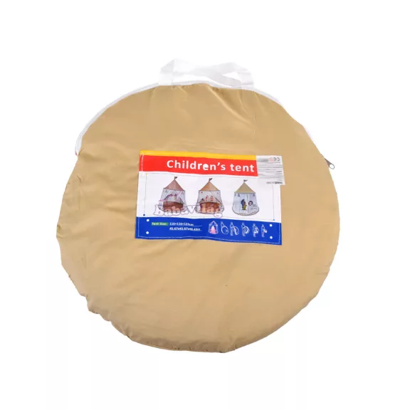 Indiai tipi sátor, kerek játszósátor gyerekeknek 