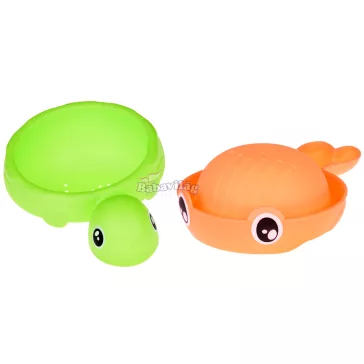Vidám delfin fürdőjáték + csónak pingvinekkel