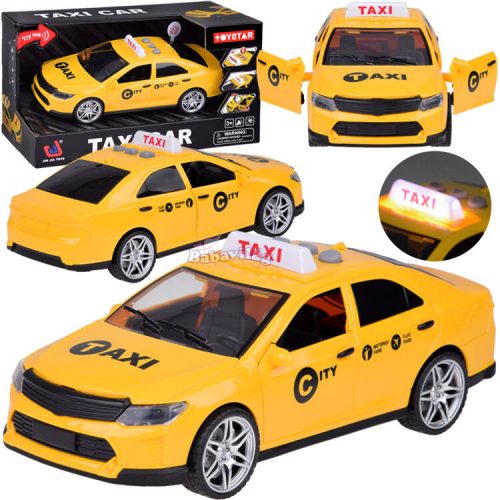 Taxi sárga, nyitható ajtóval