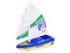 Színes Sailboat akkumulátoros vízi csónak