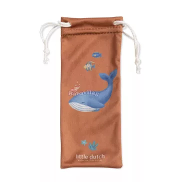 Little Dutch gyerek napszemüveg puha tokkal - Ocean Splash 