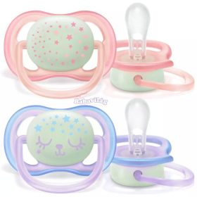   Philips AVENT játszócumi ultra air éjszakai 0-6 hó lányos 2db-os