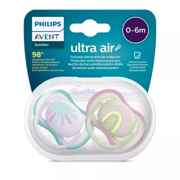 Philips AVENT játszócumi Ultra Air 0-6hó 2db-os